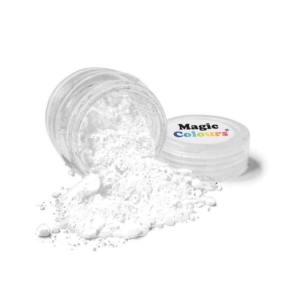 Edible Petal Dust 7ml - Pure Snow White