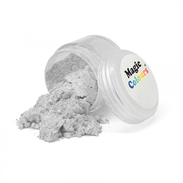Edible Lustre Dusts 7ml - Pure Silver