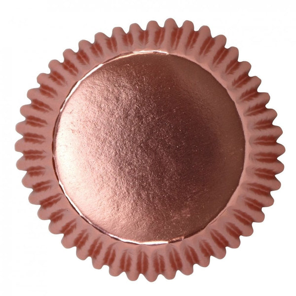 Metallic Cupcake Cases x 30 - Rose Gold