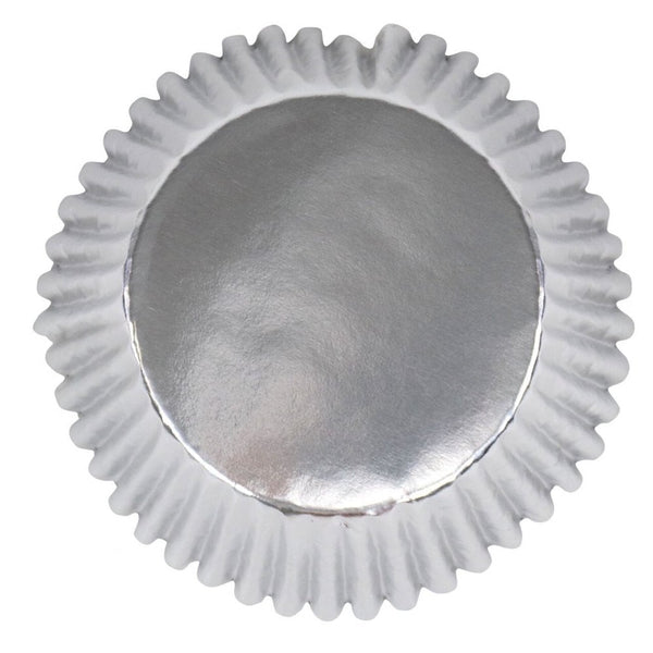 Metallic Cupcake Cases x 30 - Silver