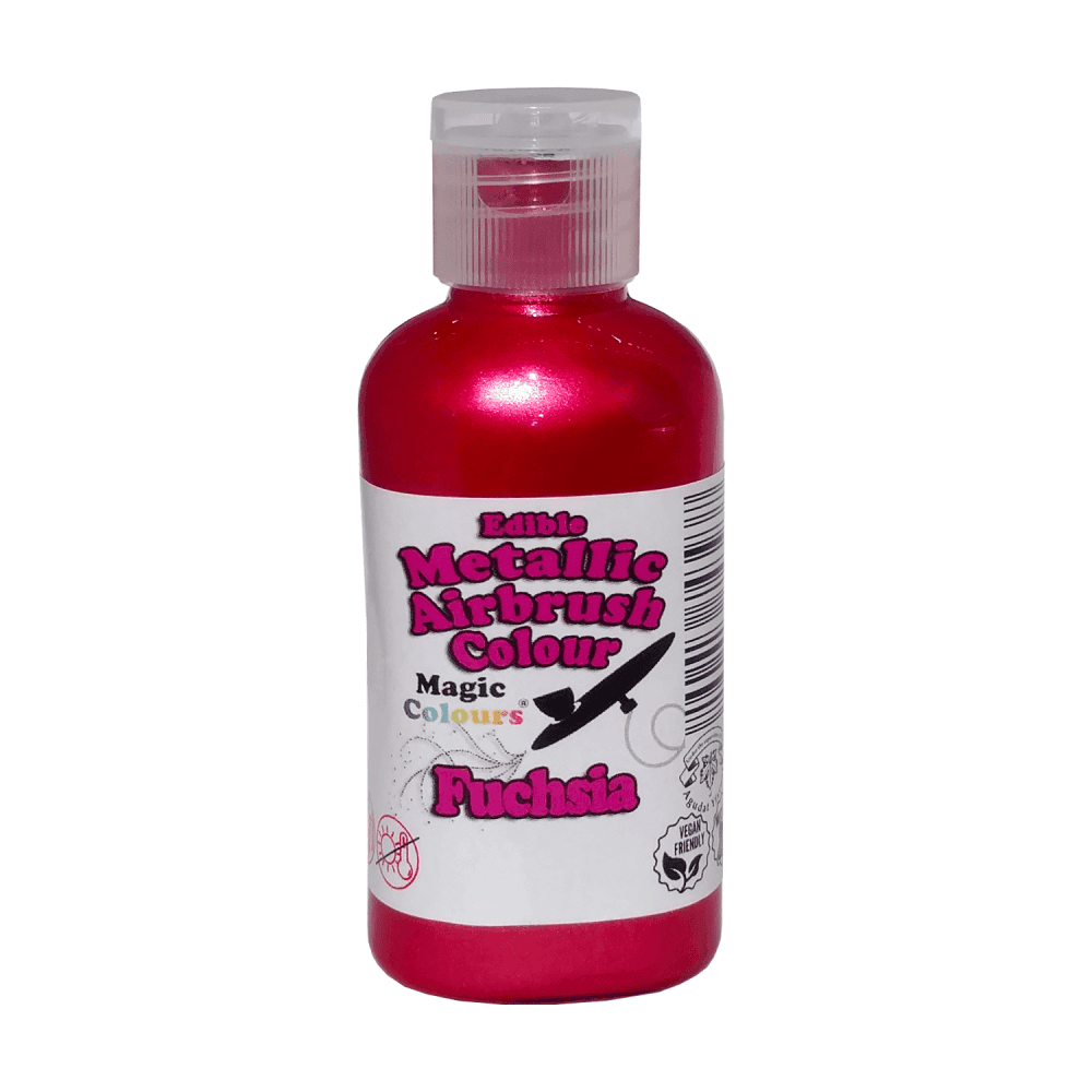 Metallic Airbrush Colours - 55ml - Choose A Colour - Fuchsia
