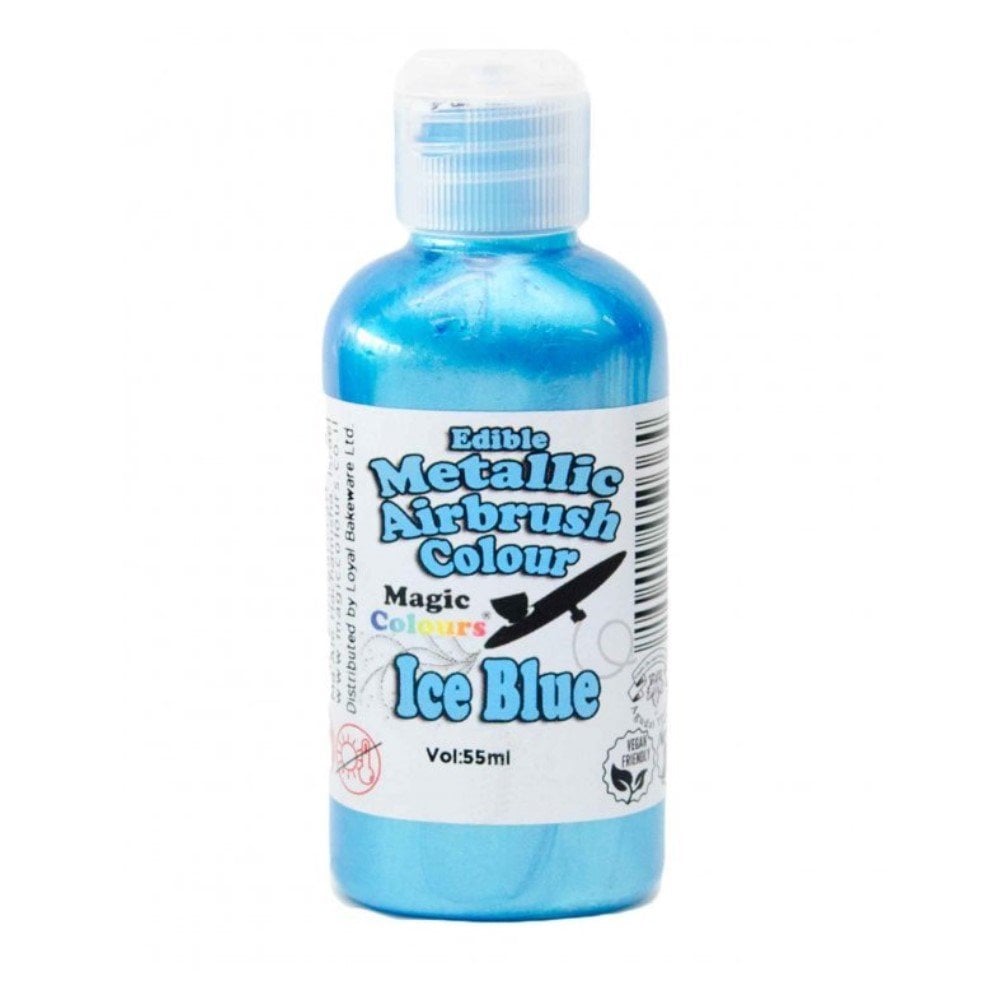Metallic Airbrush Colours - 55ml - Choose A Colour - Blue
