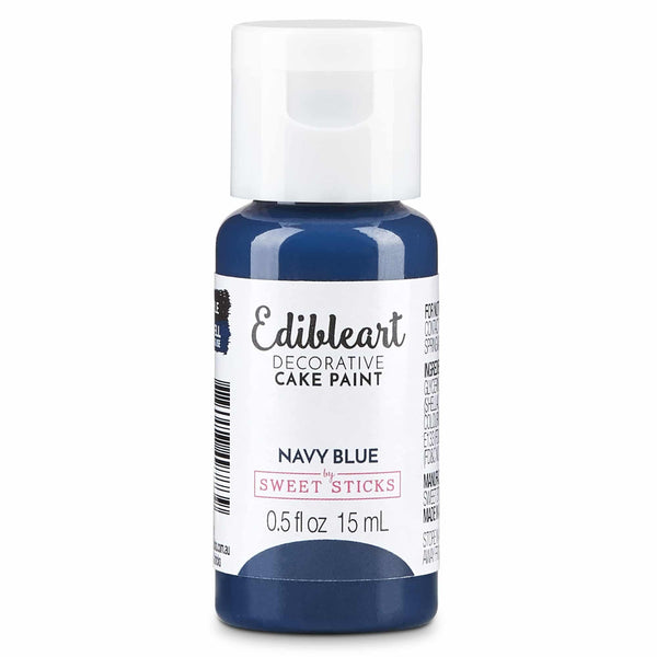 Matt Edible Art Paint 15ml - Navy Blue