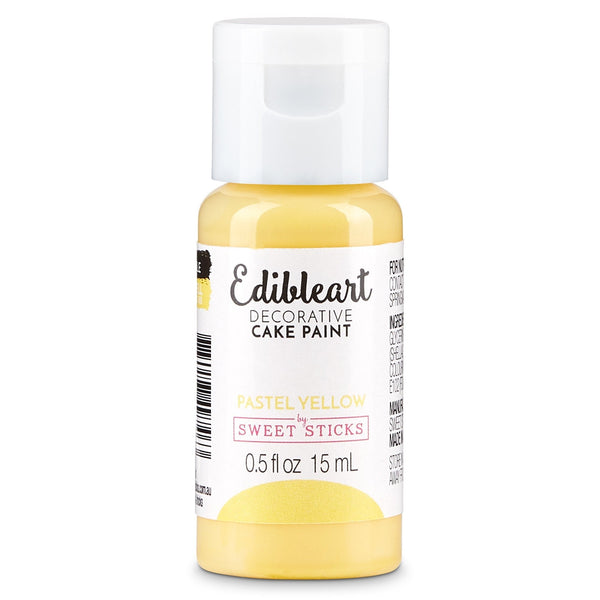 Matt Edible Art Paint 15ml - Pastel Yellow