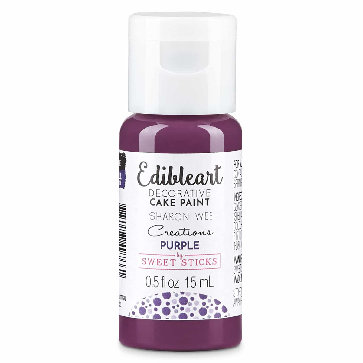 Matt Edible Art Paint 15ml - Purple