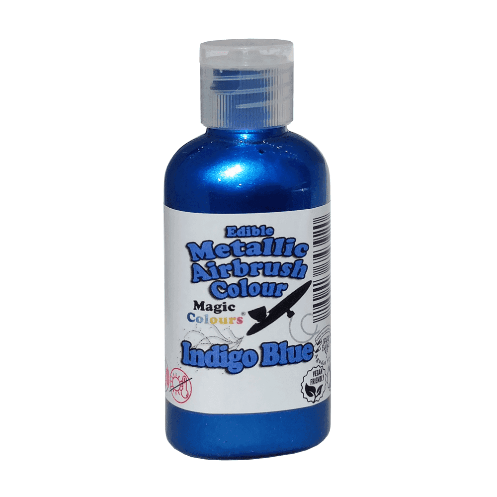 Metallic Airbrush Colours - 55ml - Choose A Colour - Indigo