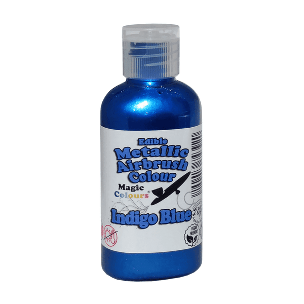 Metallic Airbrush Colours - 55ml - Choose A Colour - Indigo