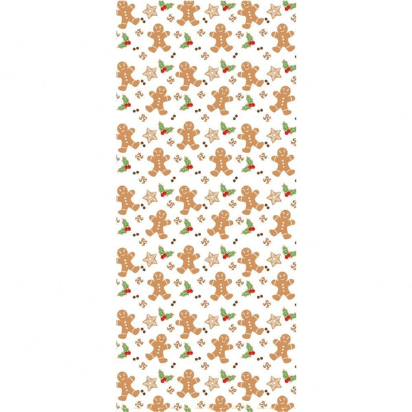 Gingerbread Pattern Cello Bags  x 20 - Anniversary House