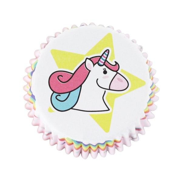 Unicorn Foil Lined Cupcake Cases x 60