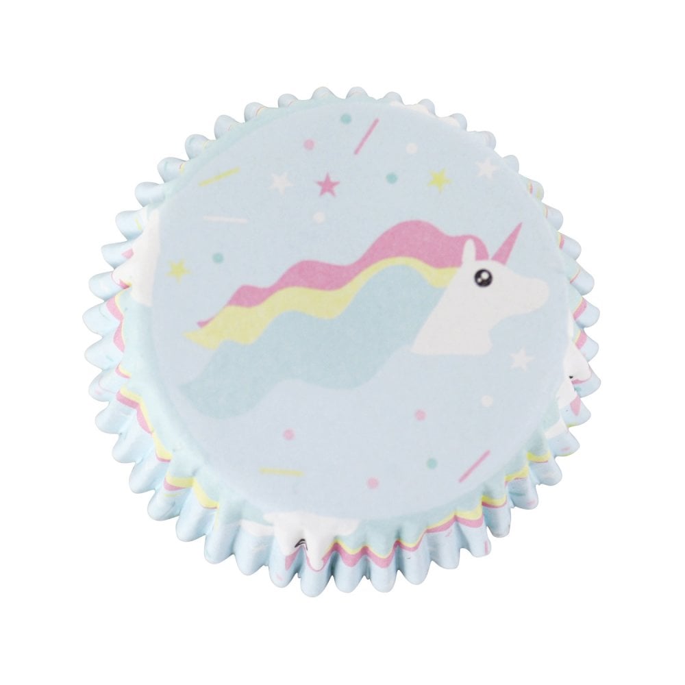 Unicorn Foil Lined Cupcake Cases x 60