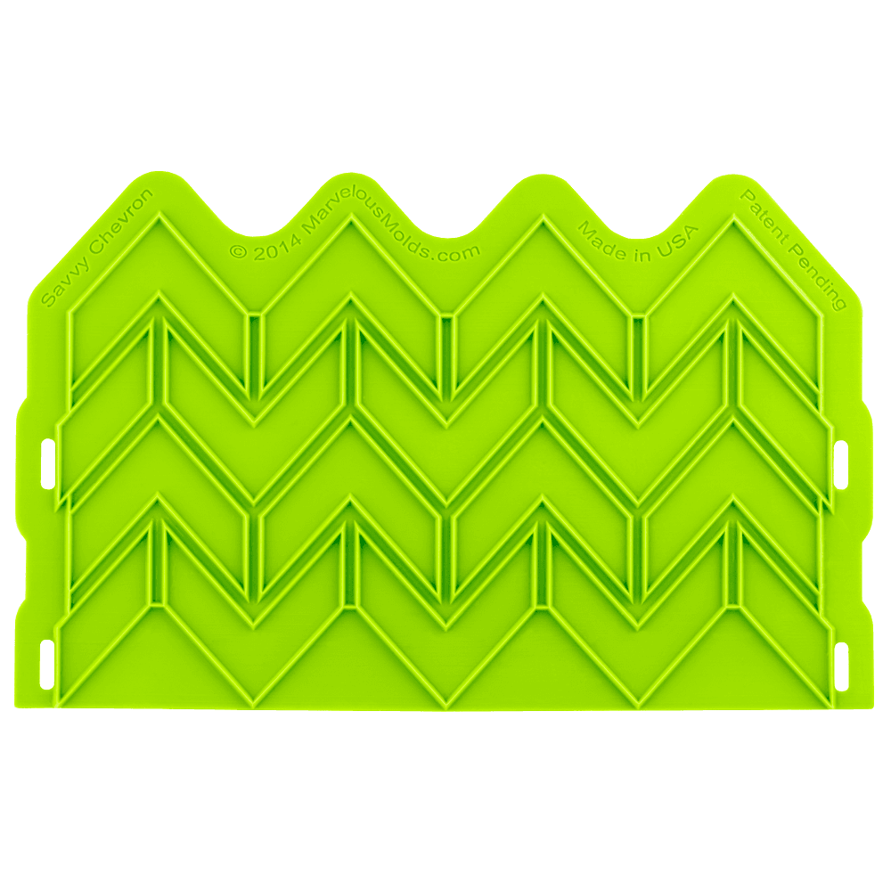 Savvy Chevron Silicone Onlay
