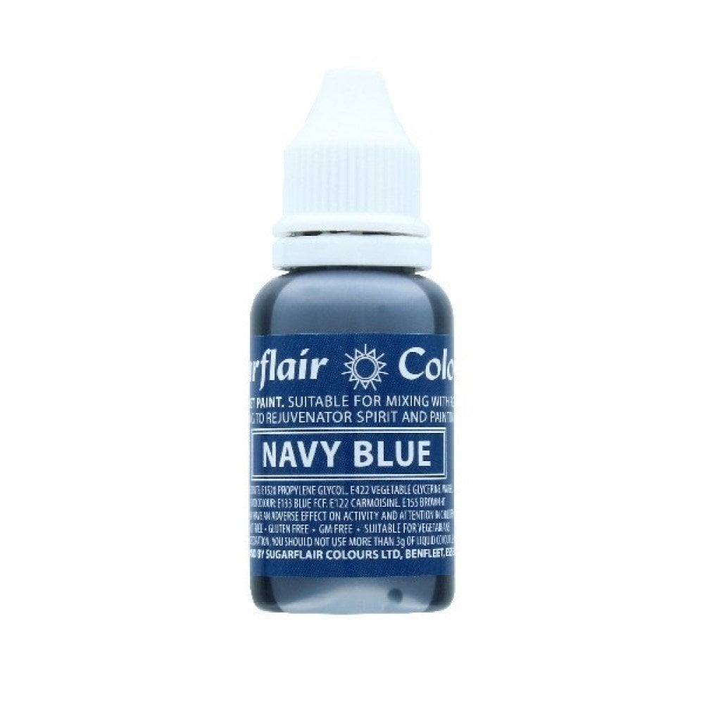 Navy Blue - Sugartint Concentrated Droplet Colour 14ml - Sugarflair