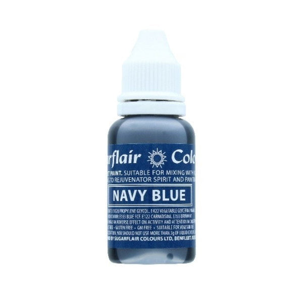Navy Blue - Sugartint Concentrated Droplet Colour 14ml - Sugarflair