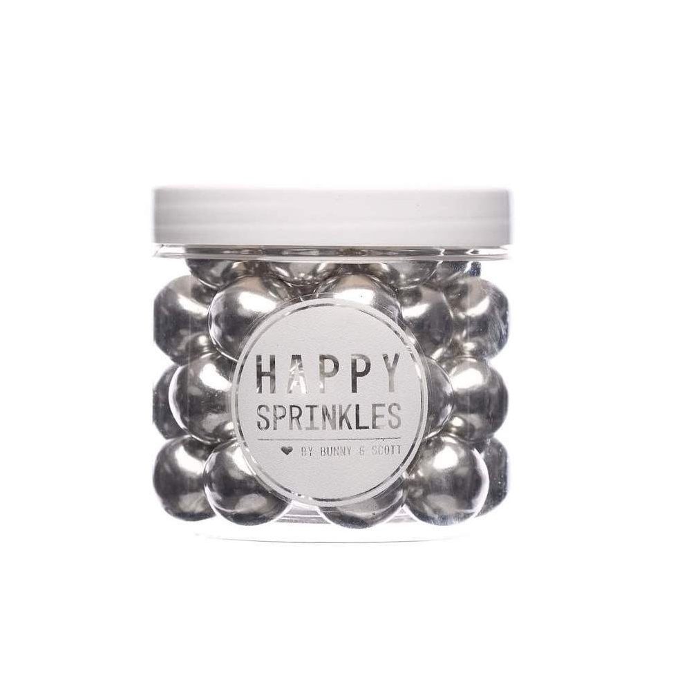 Edible XXL Choco Crunch Sprinkles - Silver