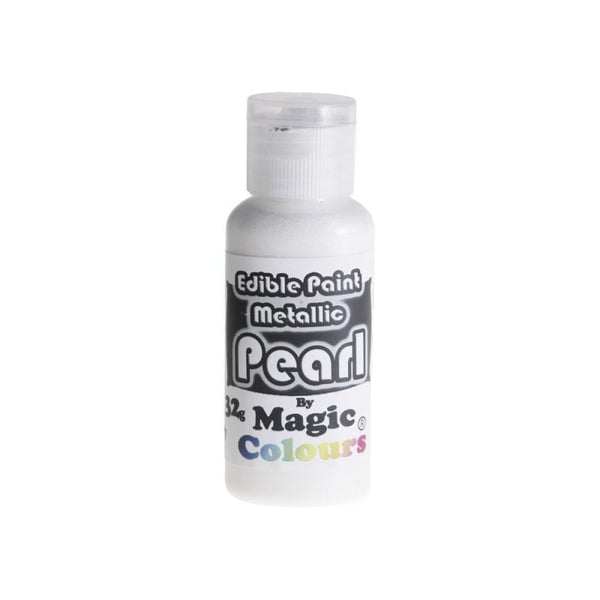 Metallic Edible Paint 32g - Choose A Colour - Pearl