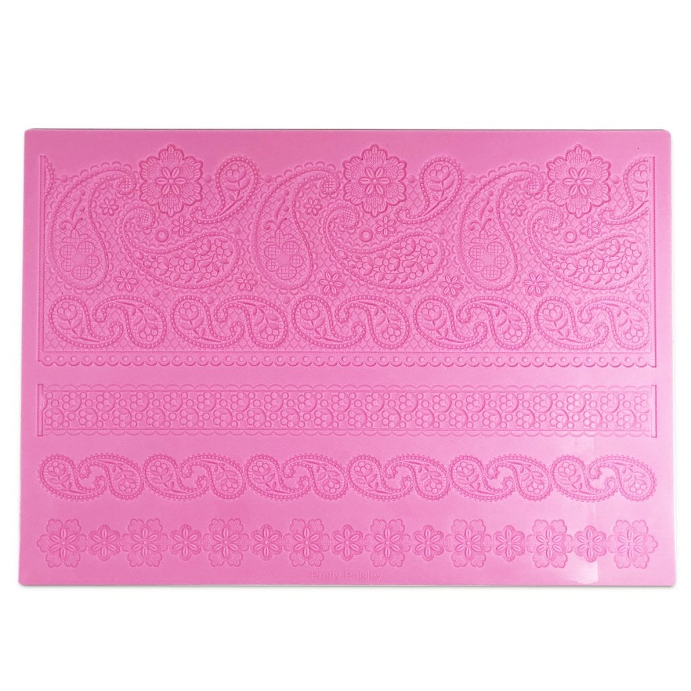 Pretty Paisley - Large Cake Lace Mat