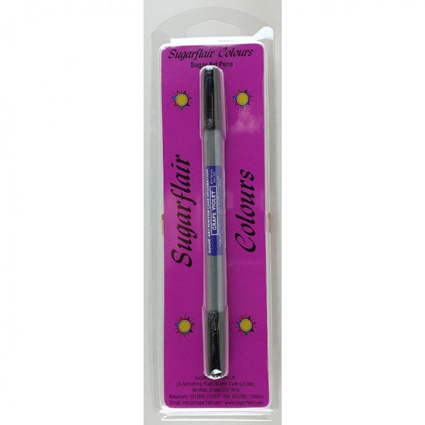 Sugar-Art Dual Nib Edible Food Pen - Grape Violet