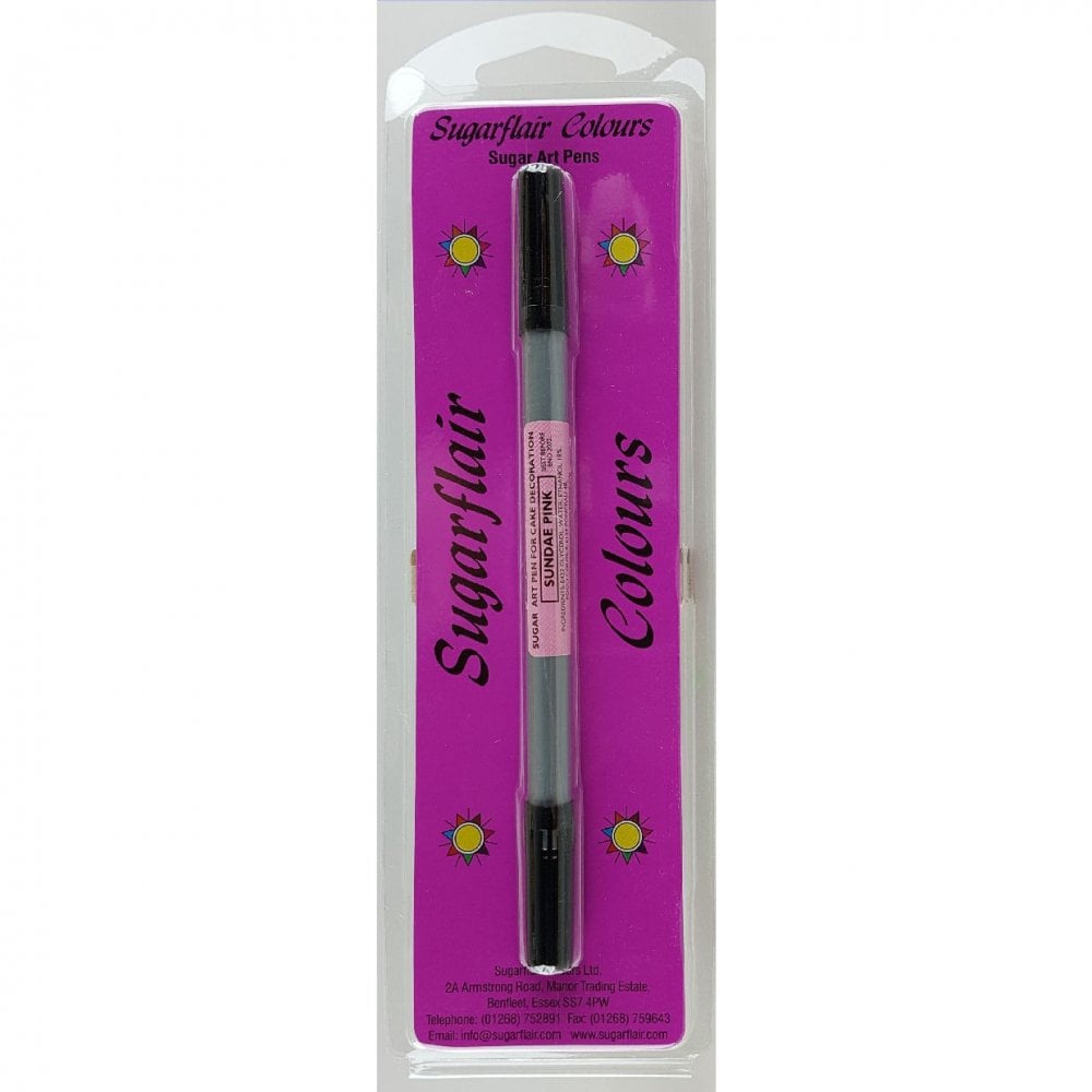 Sugar-Art Dual Nib Edible Food Pen - Sundae Pink