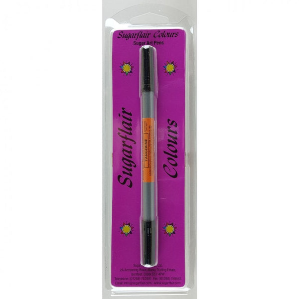 Sugar-Art Dual Nib Edible Food Pen - Tangerine