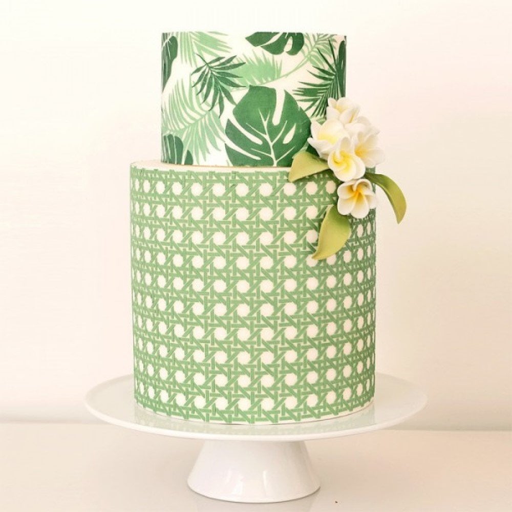 Avalon Palm Leaves Standard Height Mesh Stencil