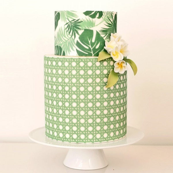 Avalon Palm Leaves Standard Height Mesh Stencil