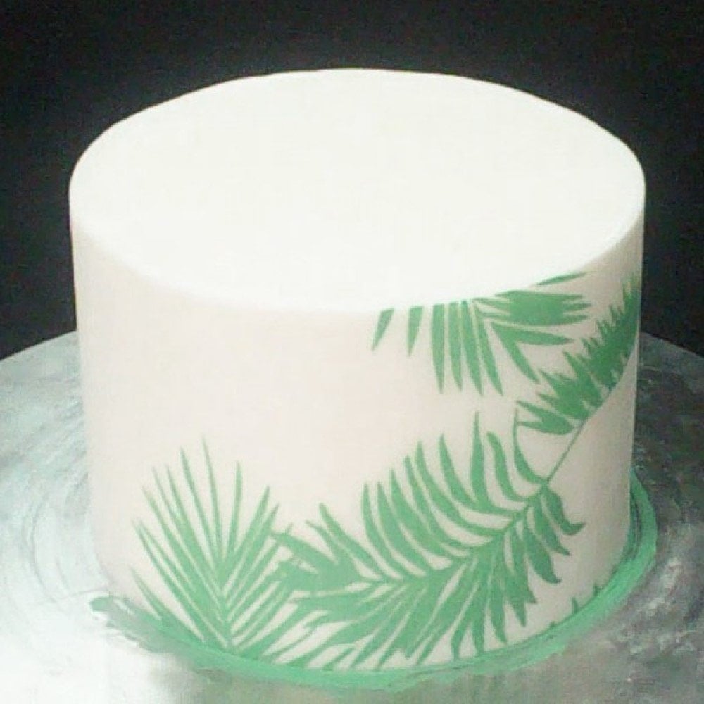 Avalon Palm Leaves Standard Height Mesh Stencil