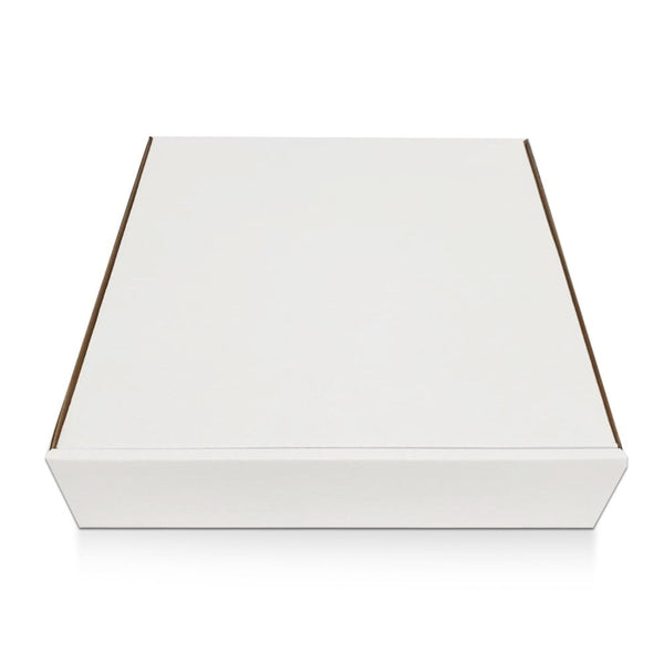3" Deep Biodegradable Corrugated White Cake Box