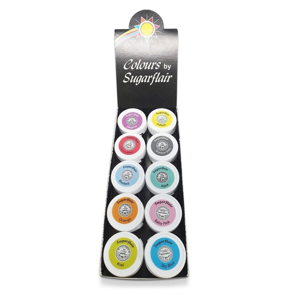 Pastel Paste Colour Set Of 10 - Sugarflair this is full set