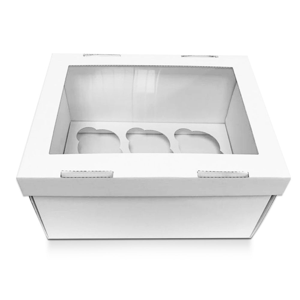 Extra Deep Corrugated Cupcake Box