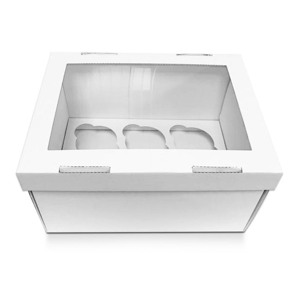 Extra Deep Corrugated Cupcake Box