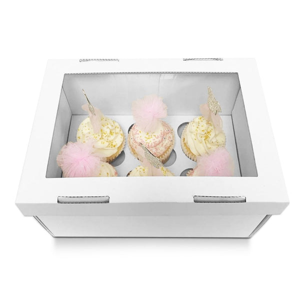 Extra Deep Corrugated Cupcake Box