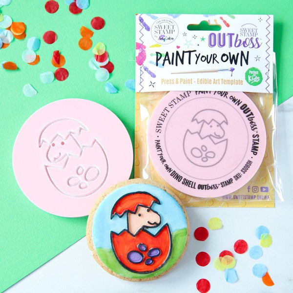 Dino Shell - OUTboss Paint Your Own Stamp
