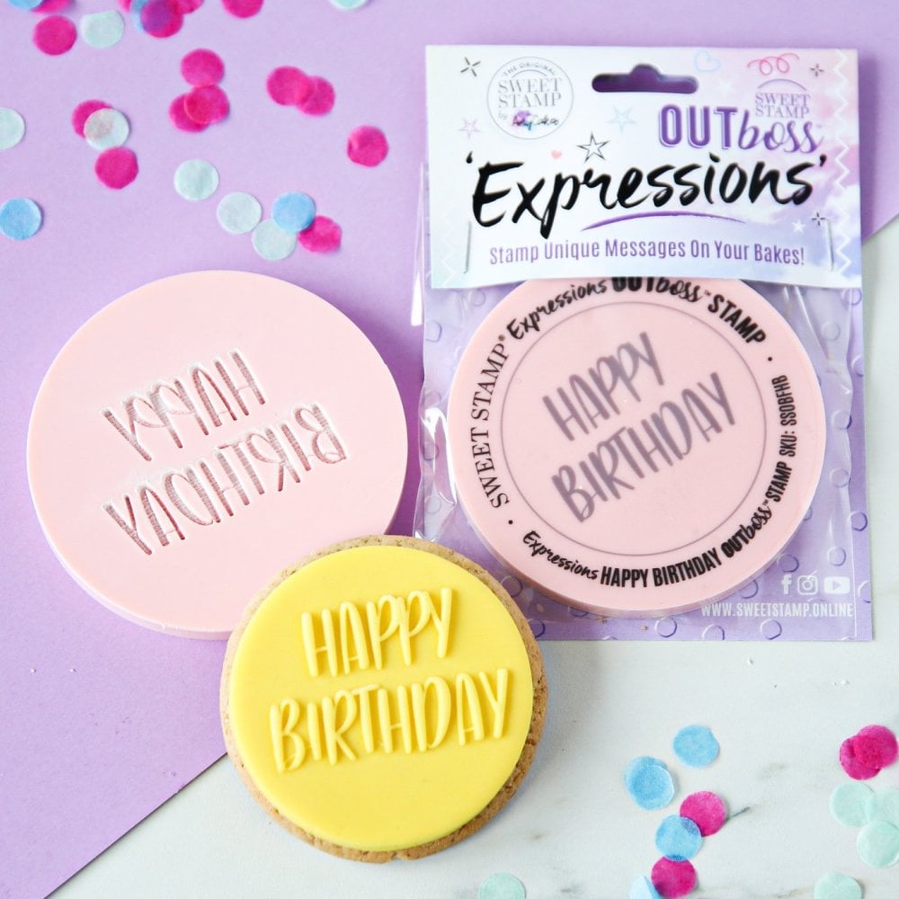 Fun Happy Birthday - OUTboss Expressions Stamp