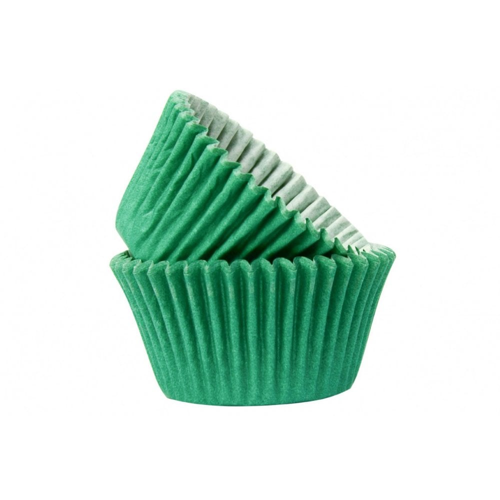 Dark Green Muffin Cases x 50