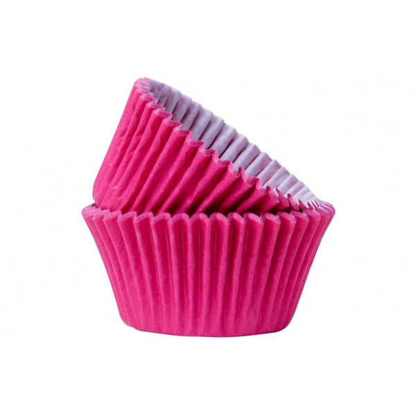 Hot Pink Muffin Cases x 50