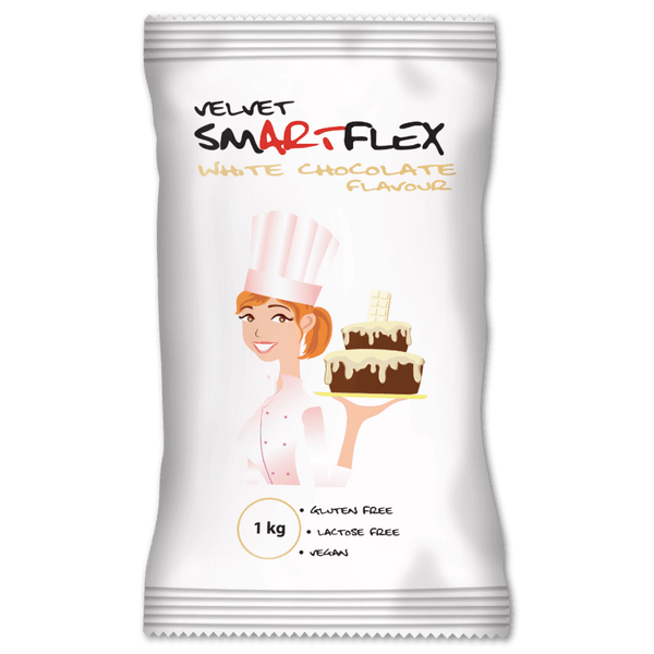 White Velvet White Chocolate Flavoured Sugarpaste 1KG