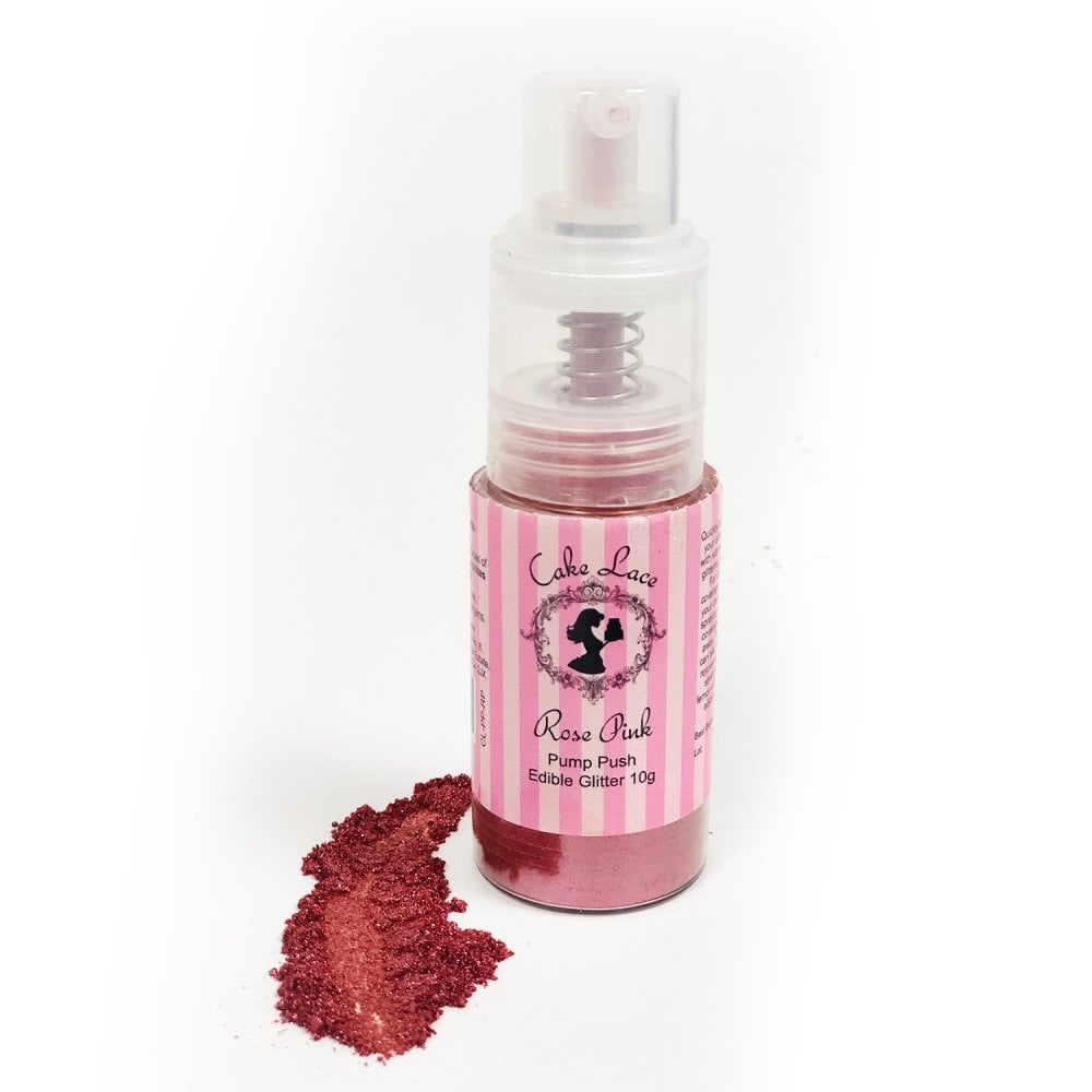 Rose - Pump Push Edible Glitter Dust 10g