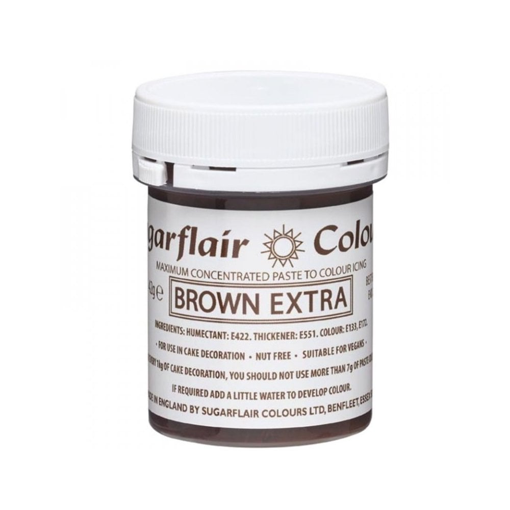 Brown Extra - Max Concentrated Paste Colouring 42g - Sugarflair