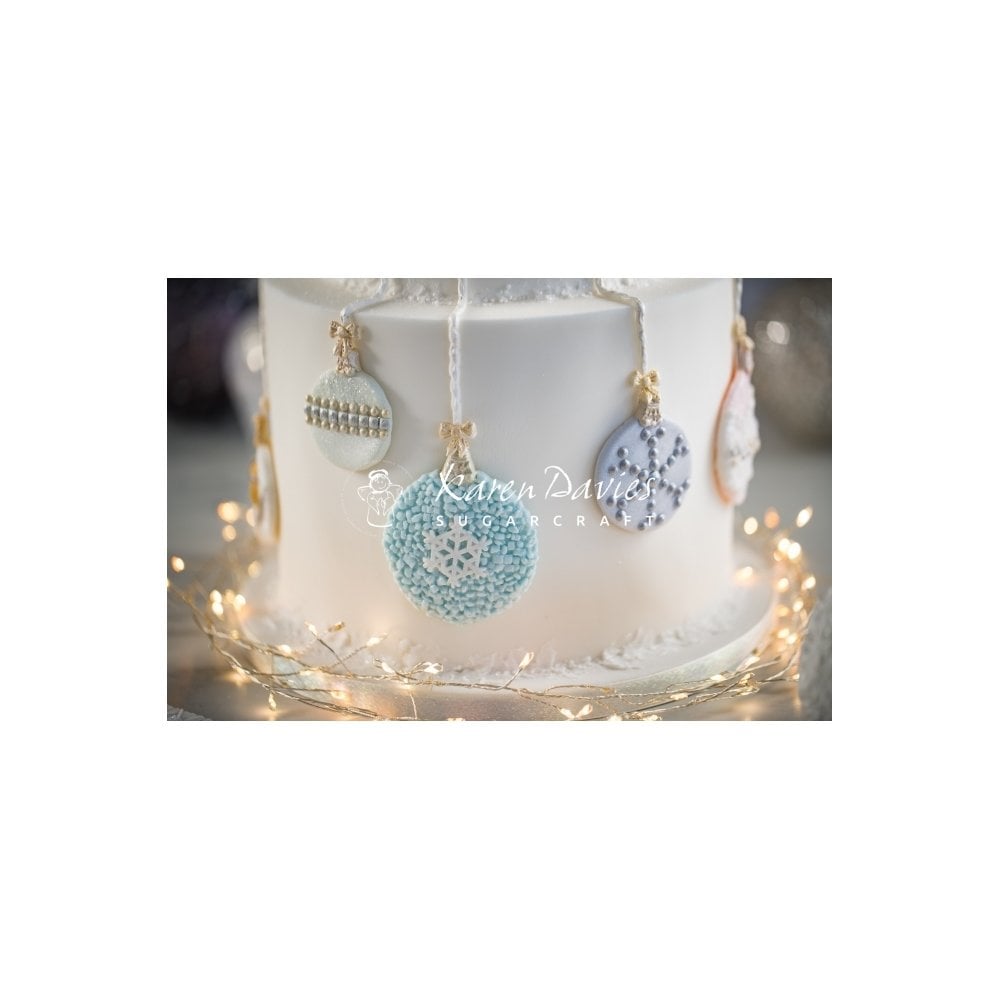 Christmas Baubles Mould - Karen Davies