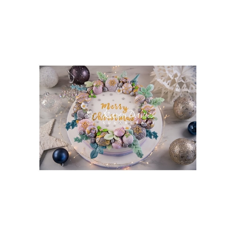 Christmas Baubles Mould - Karen Davies