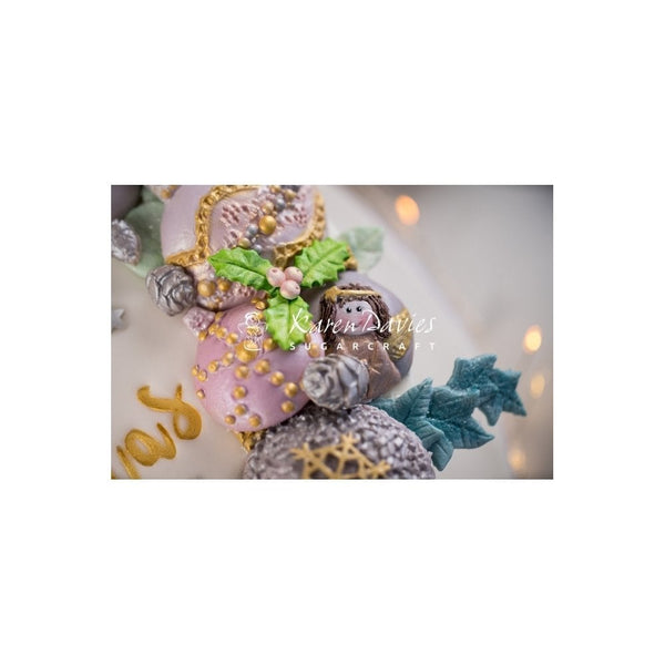 Christmas Baubles Mould - Karen Davies