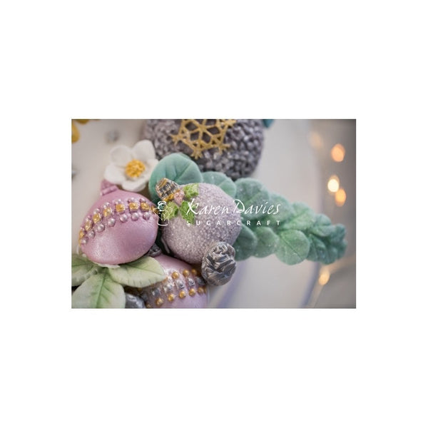 Christmas Baubles Mould - Karen Davies