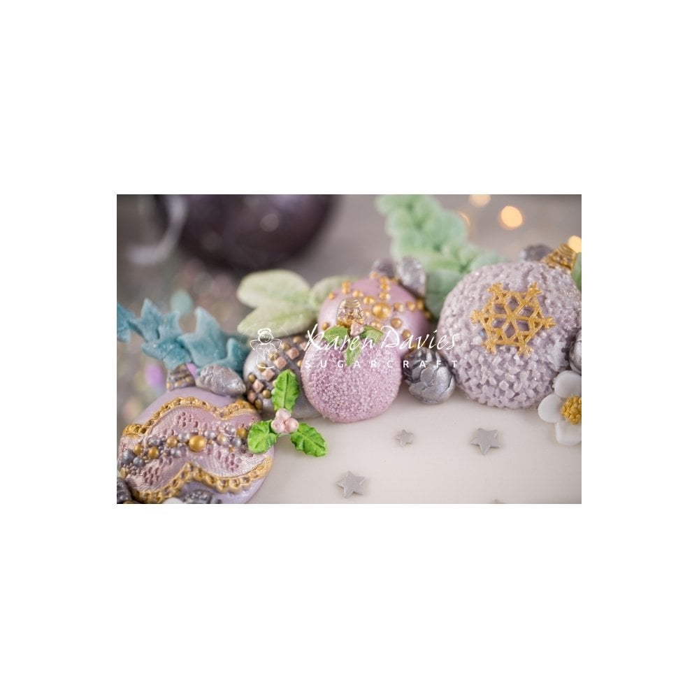 Christmas Baubles Mould - Karen Davies