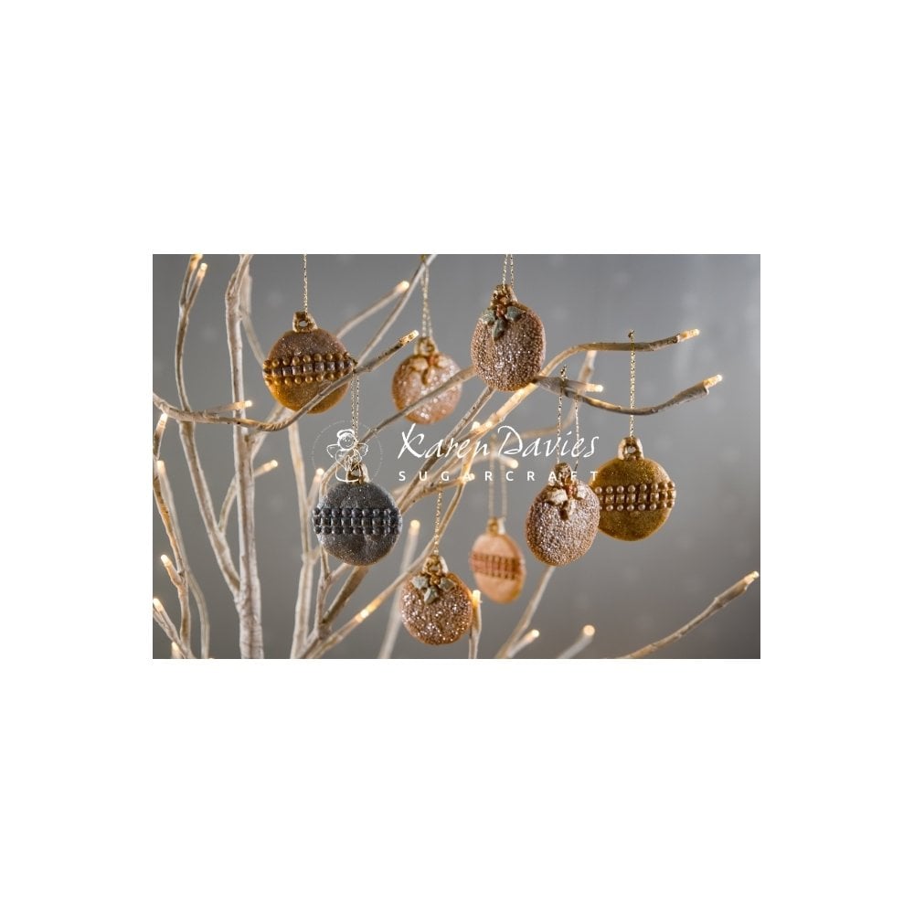 Christmas Baubles Mould - Karen Davies