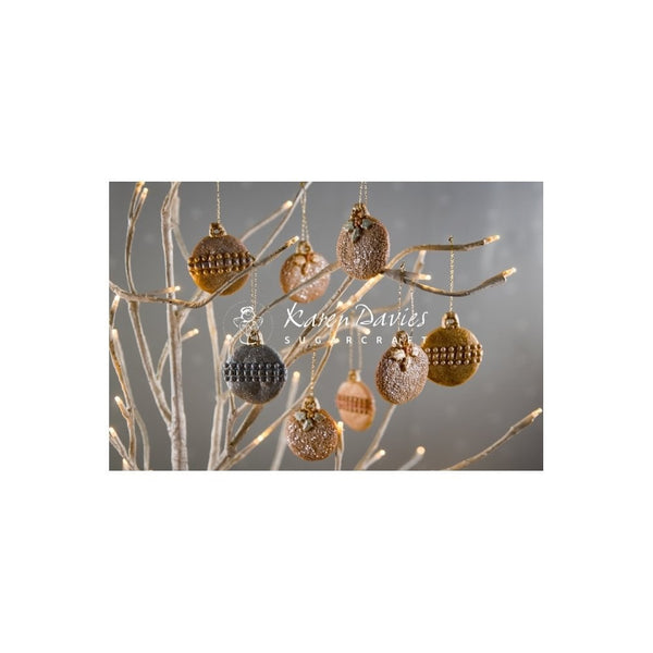 Christmas Baubles Mould - Karen Davies