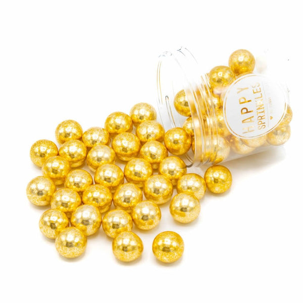 Edible XXL Choco Crunch Sprinkles - Vintage Gold