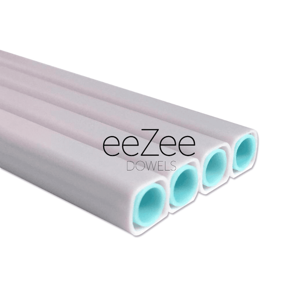 12 Inch Pink Square Dowels - Pack of 250