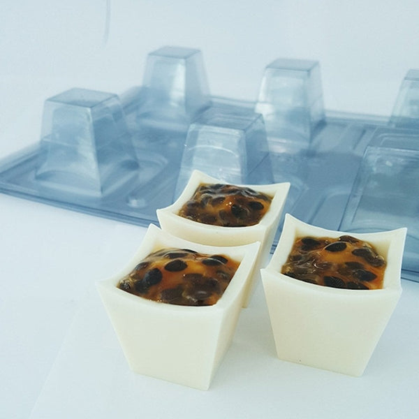 Square Mousse Cup 3-Part Chocolate Mould