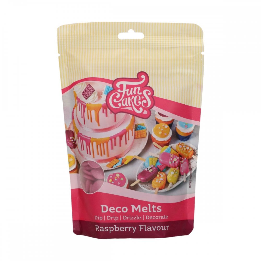 Raspberry Flavour Deco Candy Melts 250g