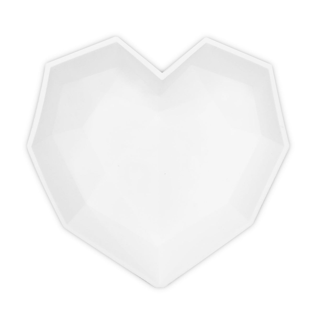 Large Geo Heart Chocolate Mould
